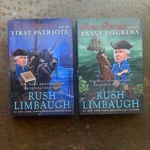 Rush Revere Time Travel Book Set-Rush Limbaugh -FIRST PATRIOTS & BRAVE PILGRIMS